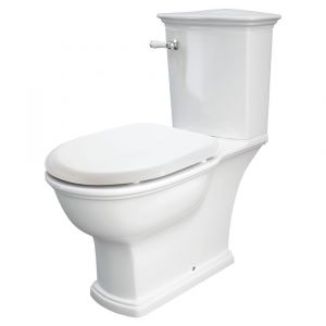RAK Washington Front Lever Close-Coupled Toilet Suite, S-Trap