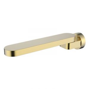 Kiato Bath Spout 225mm - Modern Brass
