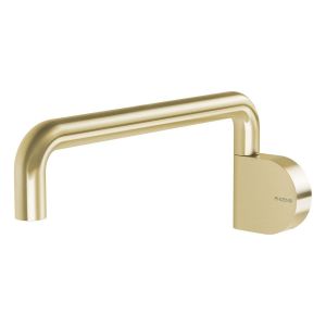 Designer Swivel Bath Outlet 230mm Round - Brushed Gold