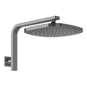 Nuage High-Rise Shower Arm and Rose - Brushed Carbon
