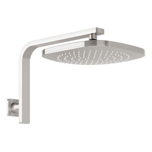 Nuage High-Rise Shower Arm and Rose - Brushed Nickel