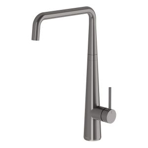 Erlen Sink Mixer 200mm Squareline - Brushed Carbon