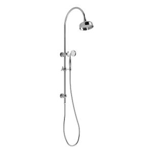 Cromford Twin Shower - Chrome