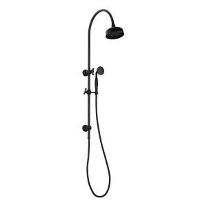 Cromford Twin Shower - Matte Black