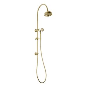 Cromford Twin Shower - Brushed Gold