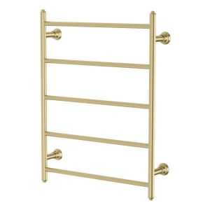 Cromford Heated Towel Ladder 550mm x 750mm - Brushed Gold