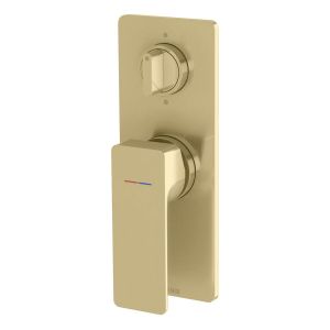 Gloss MKII SwitchMix Shower / Bath Diverter Mixer Fit-Off Kit - Brushed Gold