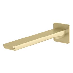 Gloss MKII Wall Basin / Bath Outlet 200mm - Brushed Gold