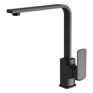 Teva Sink Mixer 200mm Squareline - Matte Black