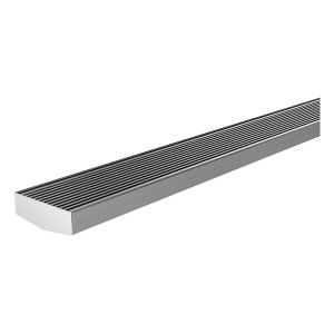 Phoenix V Channel Drain HG 75 x 600mm Outlet 45mm - Stainless Steel
