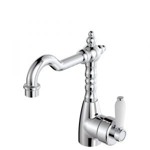 Eleanor Shepherds Crook Basin Mixer, Chrome - 202103