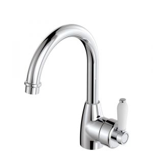 Eleanor Gooseneck Basin Mixer, Chrome - 202104