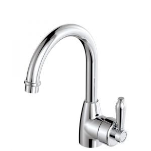 Eleanor Gooseneck Basin Mixer, Chrome - 202104CC