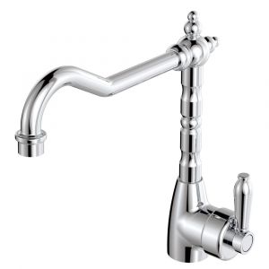 Eleanor Shepherds Crook Sink Mixer, Chrome - 202105CC