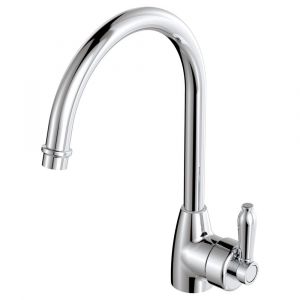 Eleanor Gooseneck Sink Mixer, Chrome - 202109CC