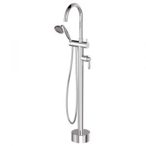 Eleanor Floor Mixer & Shower, Chrome - 202113CC