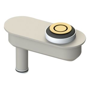 P&W Bathdinger Pop Down - Polished Brass