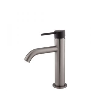 Kaya Basin Mixer, Gun Metal and Matte Black