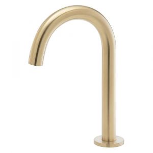 Kaya Hob-Mounted Fixed Bath/Basin Outlet, Urban Brass