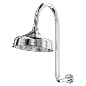 Lillian Wall Arm Shower Set, Chrome