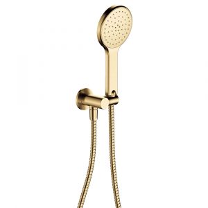 Kaya Hand Shower, Round Plate, Urban Brass