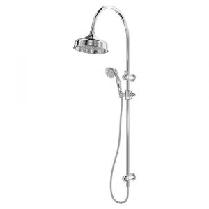 Lillian Twin Shower, Chrome