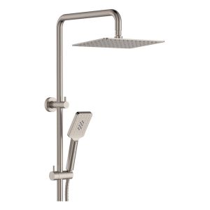 Tono Twin Shower, Brushed Nickel