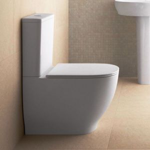 RAK Moon Back-to-Wall Toilet Suite, S-Trap 90-140