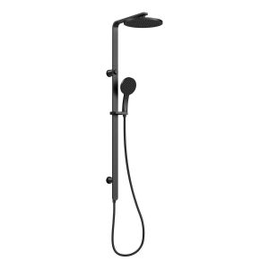 NX Quil Twin Shower - Matte Black