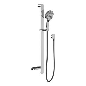 NX Quil Rail Shower - Chrome & Matte Black