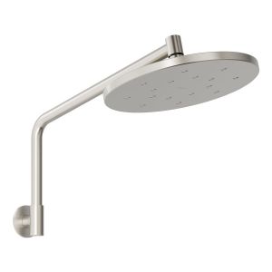 Ormond High-Rise Shower Arm and Rose - Brushed Nickel
