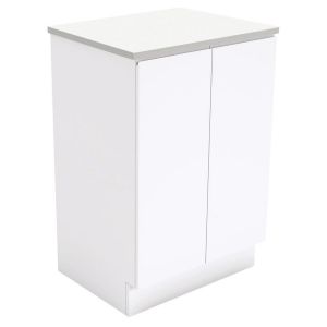 Fingerpull Gloss White 600 Cabinet on Kickboard