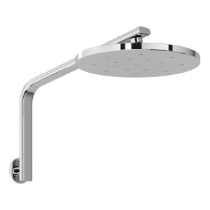 Oxley High-Rise Shower Arm and Rose - Chrome