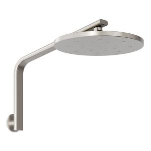 Oxley High-Rise Shower Arm and Rose - Brushed Nickel