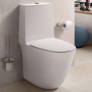 RAK Sensation Back-to-Wall Toilet Suite, S-Trap 100-120
