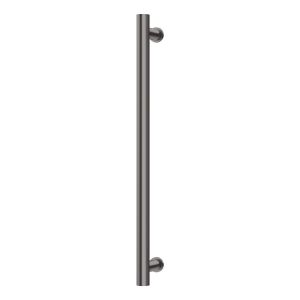 Phoenix Heated Towel Rail Round 600mm - Brushed Carbon