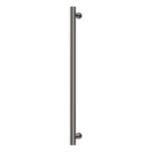 Phoenix Heated Towel Rail Round 800mm - Brushed Carbon