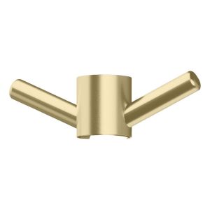 Phoenix Vertical Rail Hook Round - Brushed Gold