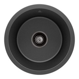 Kuro Granite 22L Round Single Bowl Kitchen Sink