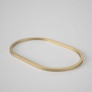 Caroma Liano II 530mm Pill Basin Dress Ring - PVD Brushed Brass