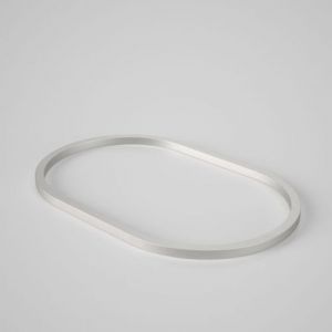 Caroma Liano II 530mm Pill Basin Dress Ring - PVD Brushed Nickel