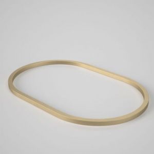 Caroma Liano II 600mm Pill Basin Dress Ring - PVD Brushed Brass