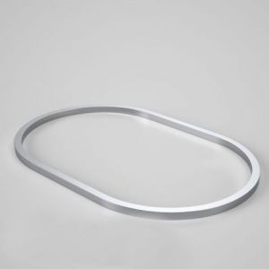 Caroma Liano II 600mm Pill Basin Dress Ring - Chrome