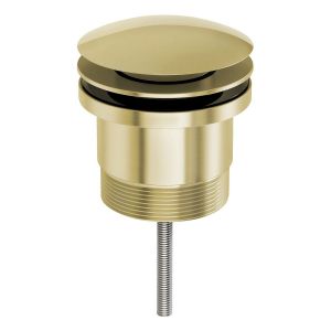 40mm Dome Pop Up Universal Waste - Brushed Gold