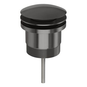 40mm Dome Pop Up Universal Waste - Brushed Carbon