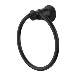 Lillian Towel Ring, Matte Black