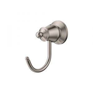 Lillian Robe Hook, Brushed Nickel