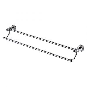 Lillian Double Towel Rail, Chrome