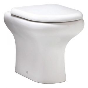 RAK Compact Wall-Faced Toilet Suite - Pan + Seat + GEBERIT Kappa Under Counter Cistern