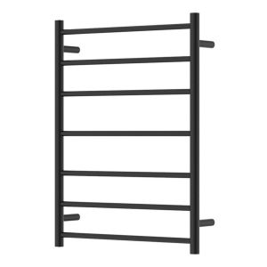 Isabella Heated Towel Rail, 600 x 800mm, Matte Black